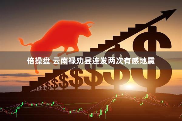 倍操盘 云南禄劝县连发两次有感地震